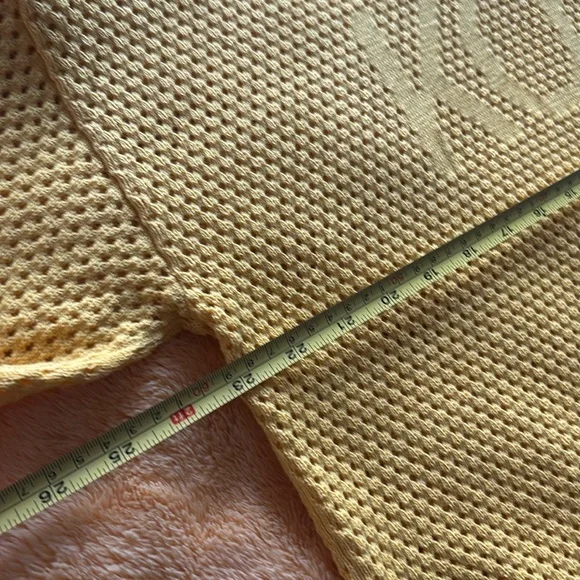 Michael Kors Yellow Crew Neck Sweater with Textured Knit - Picture 8 of 11